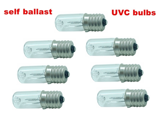собственная личность лампы 3W инвертора DC 10V 12V УЛЬТРАФИОЛЕТОВАЯ гермицидная Ballasted держатель лампы E17