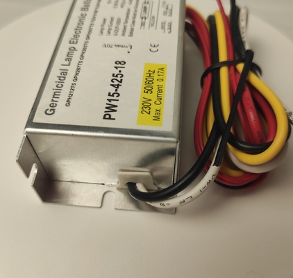 Pin стерилизатора 18w 4 балласта лампы DC 24V электронный UVC для T5