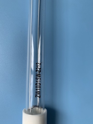 Трубки ультрафиолетового света ненужного газа кварца 10W 212mm убивают лампу обеззараживанием лепты UVC